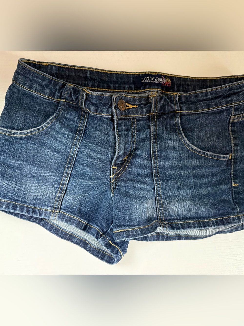 Levi's Blue Denim Women's Shorts
